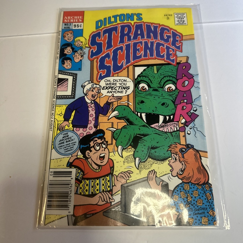 Dilton's Strange Science Aug #2 1989 Archie Series Comic Book Vintage